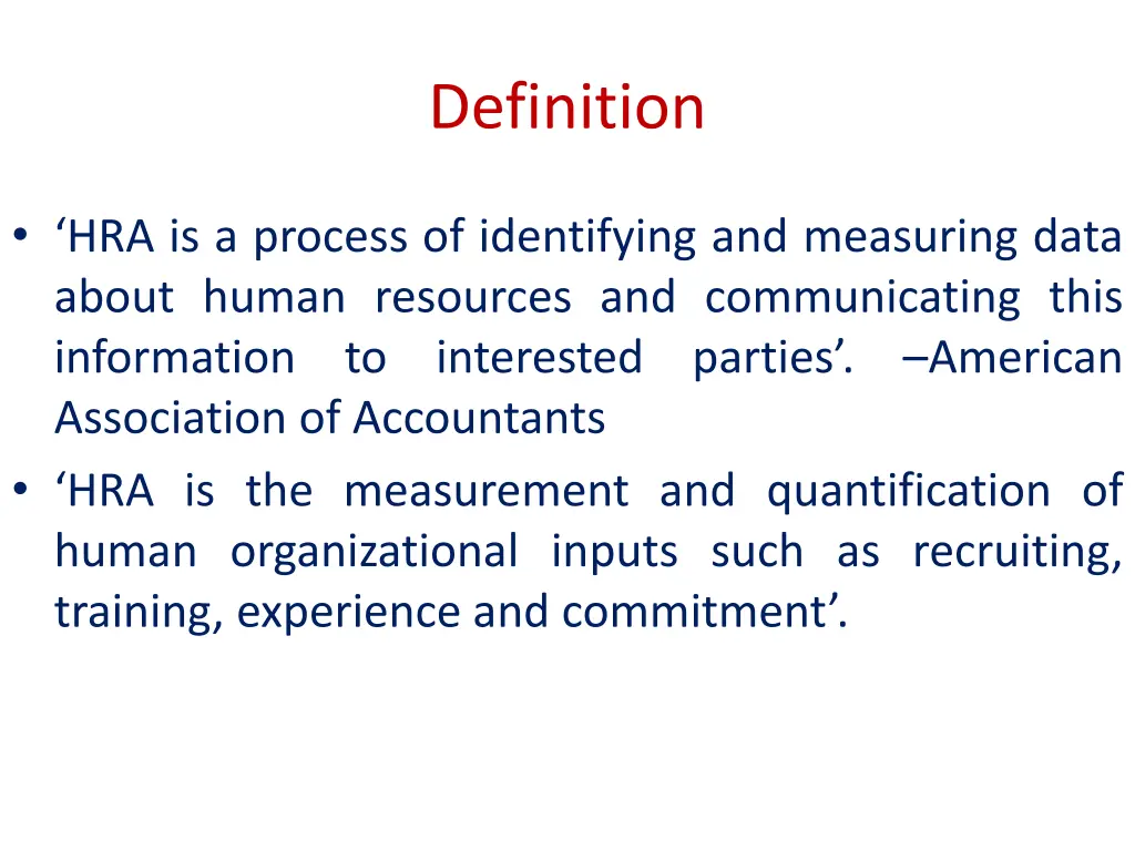 definition