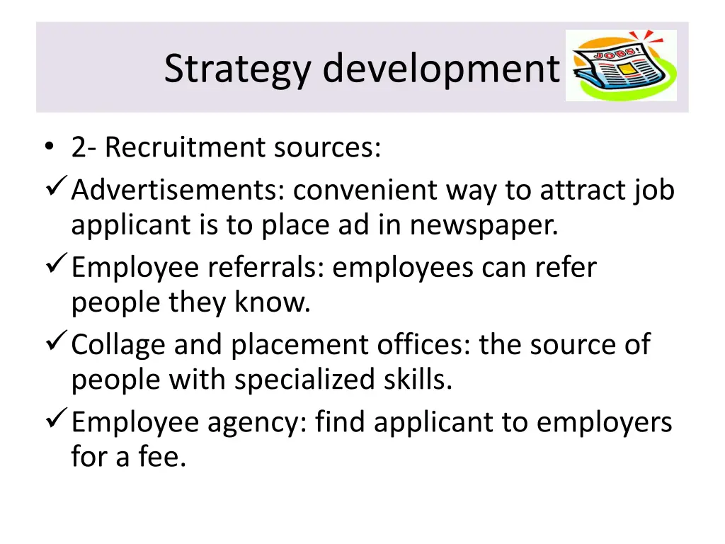 strategy development 1