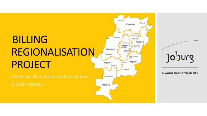 billing regionalisation project