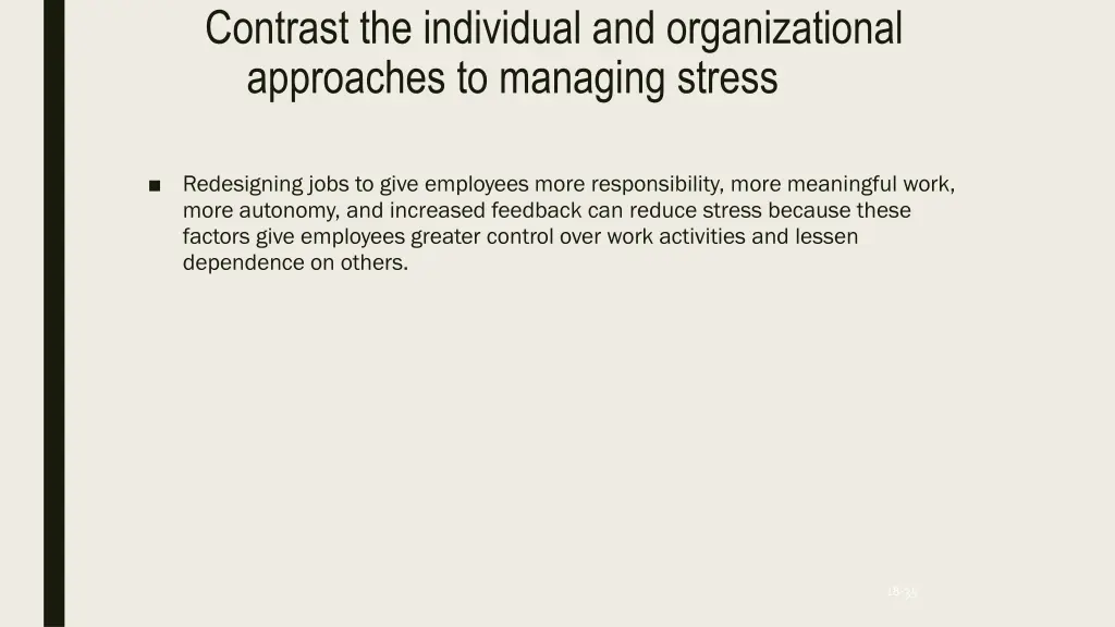 contrast the individual and organizational 4