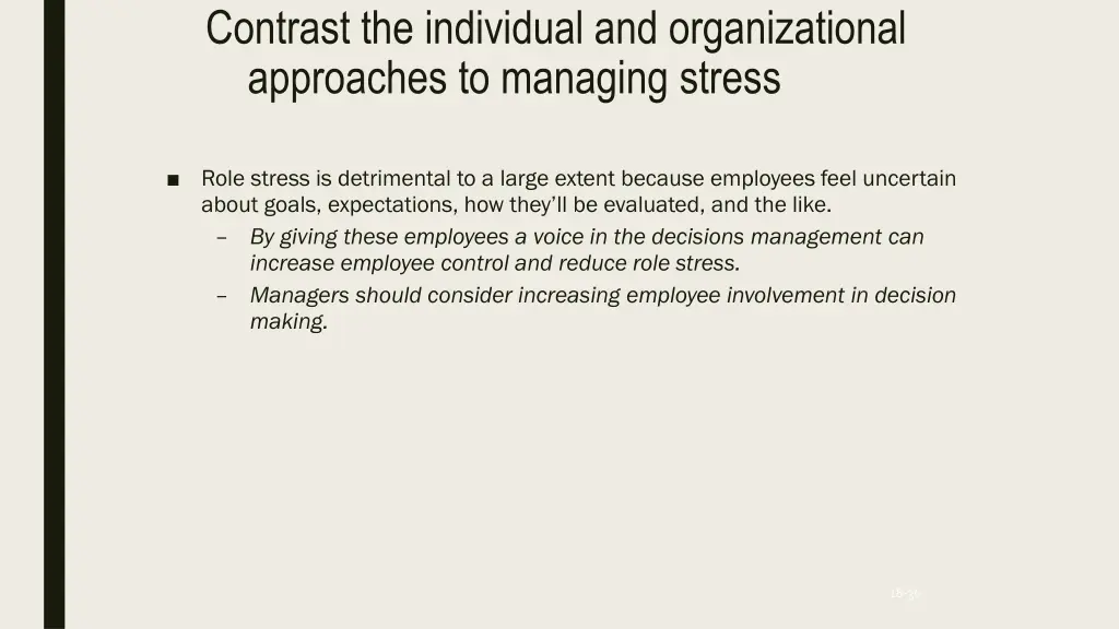 contrast the individual and organizational 5