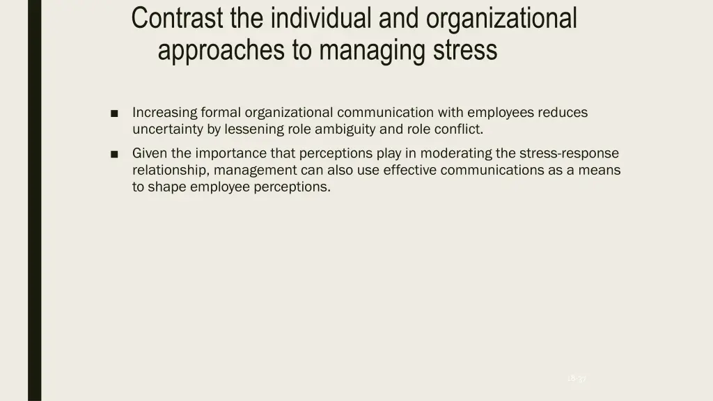 contrast the individual and organizational 6