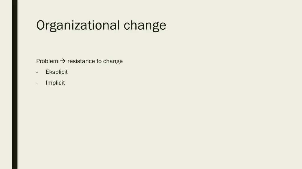 organizational change 1