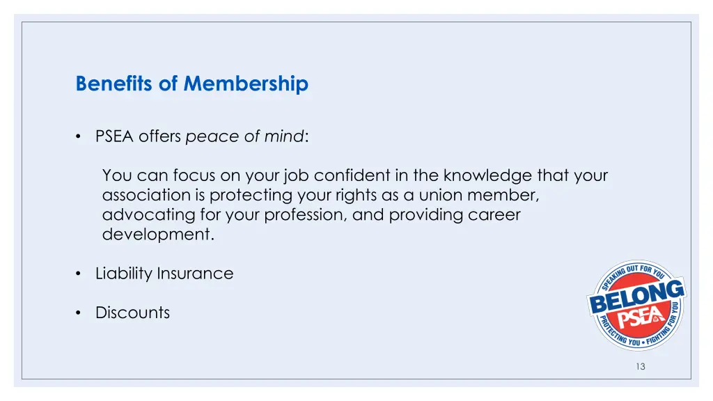 benefits of membership