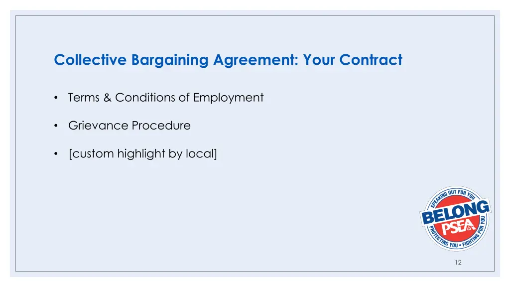 collective bargaining agreement your contract