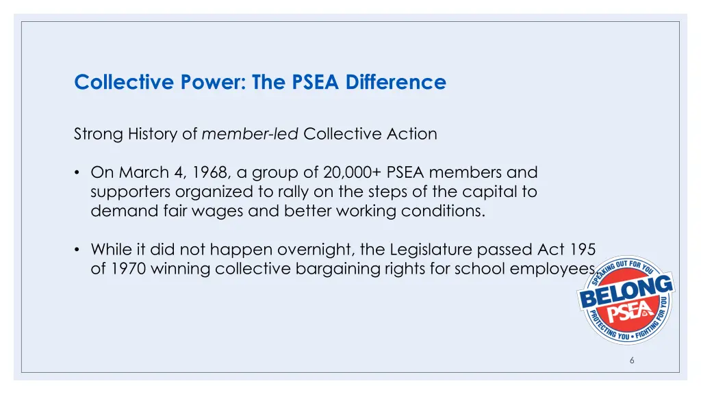 collective power the psea difference