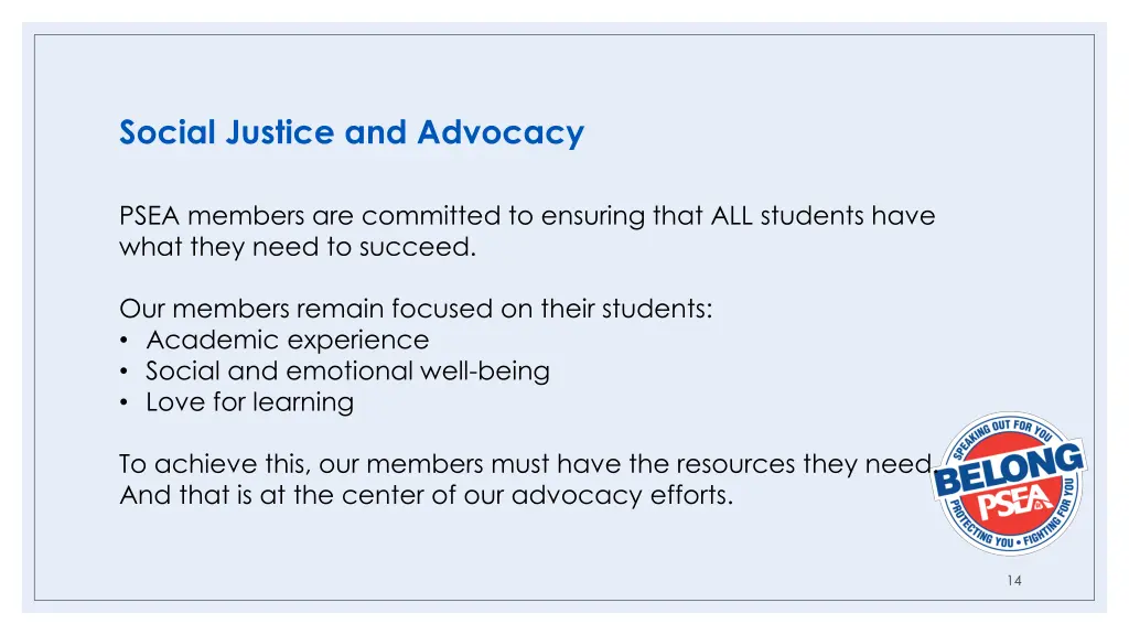 social justice and advocacy