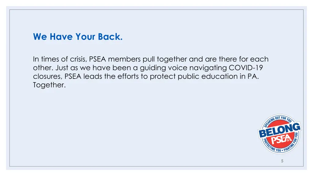 we have your back
