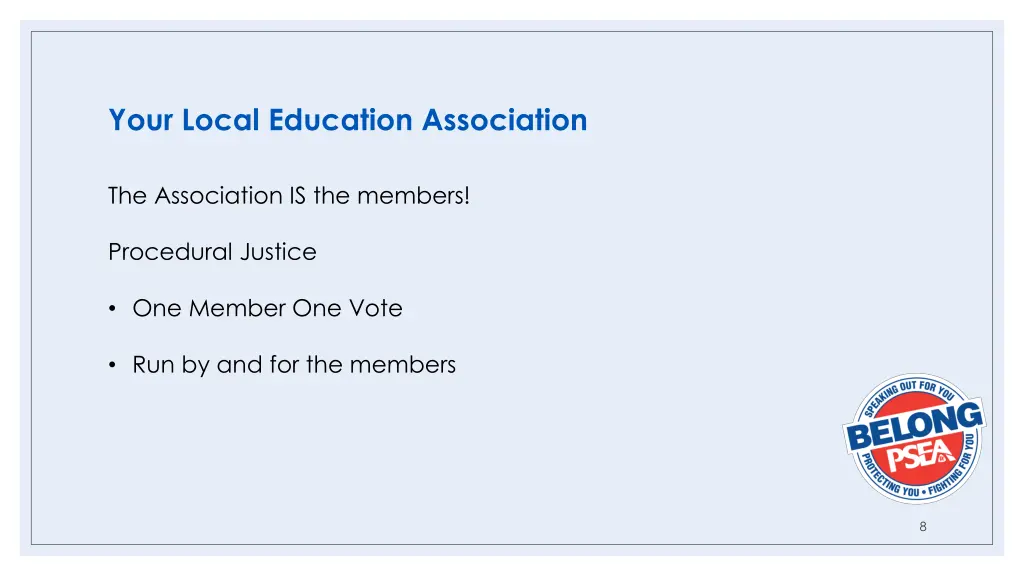 your local education association