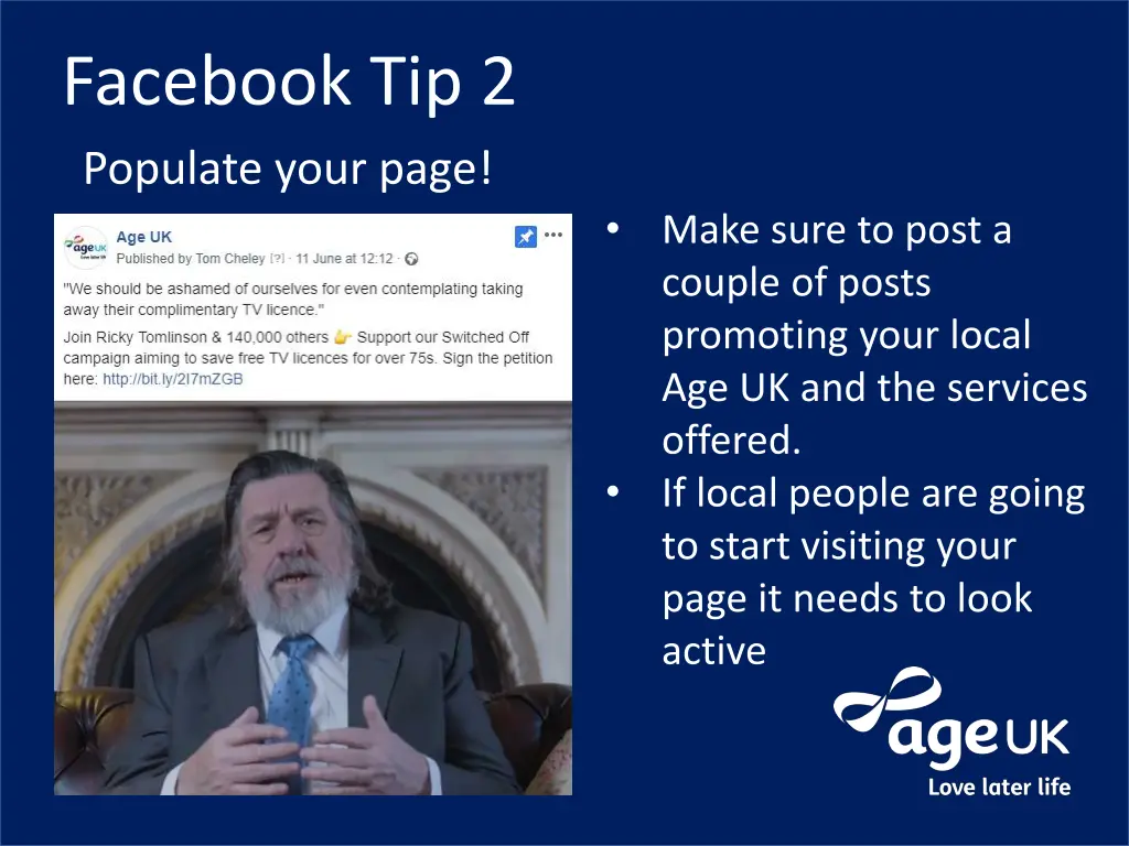 facebook tip 2 populate your page