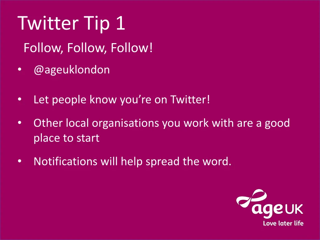 twitter tip 1 follow follow follow