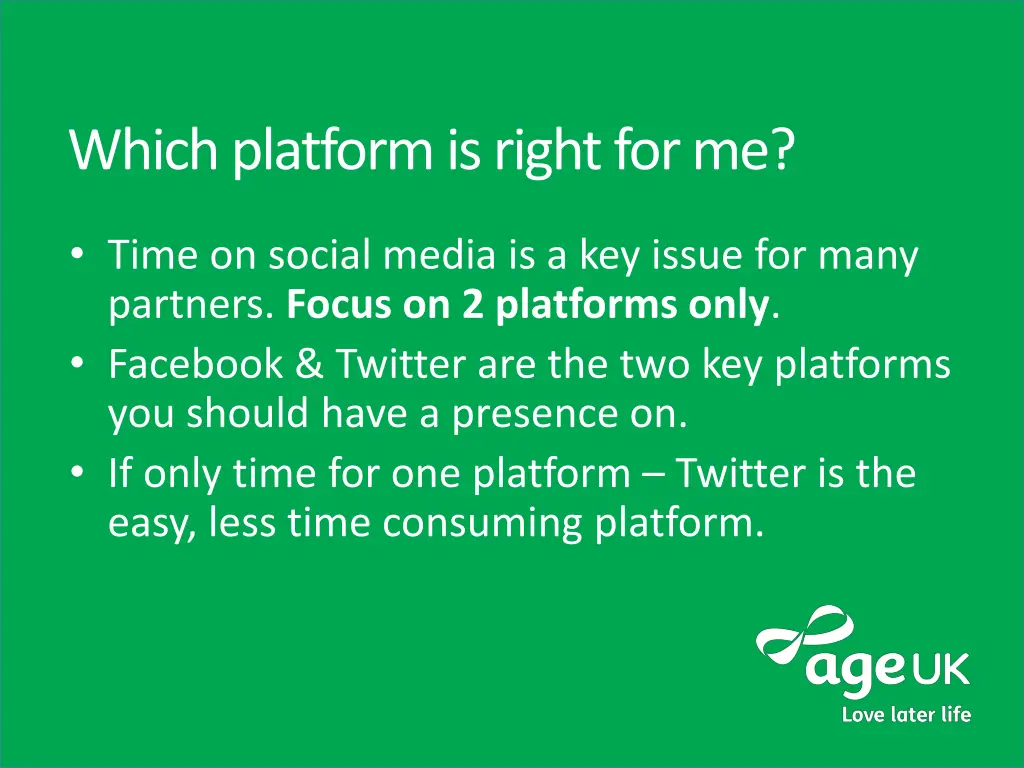 which platform is right for me
