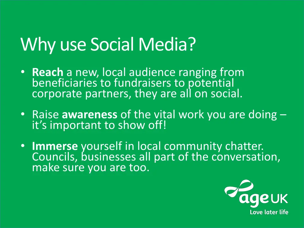 why use social media