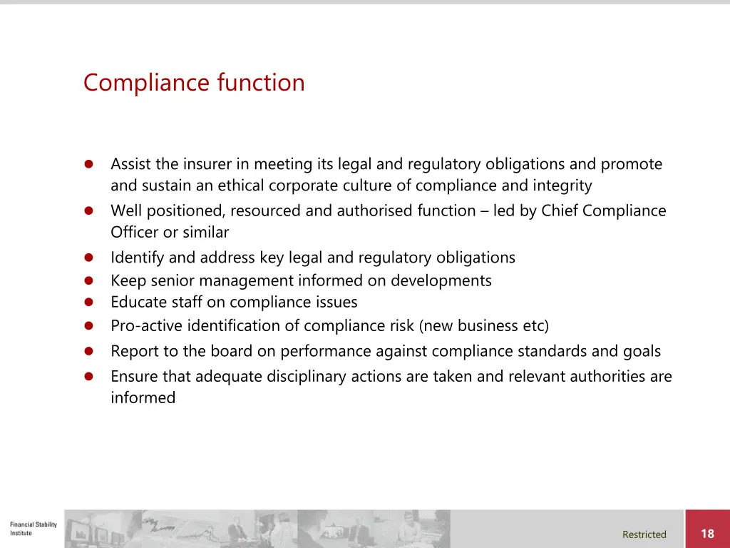 compliance function
