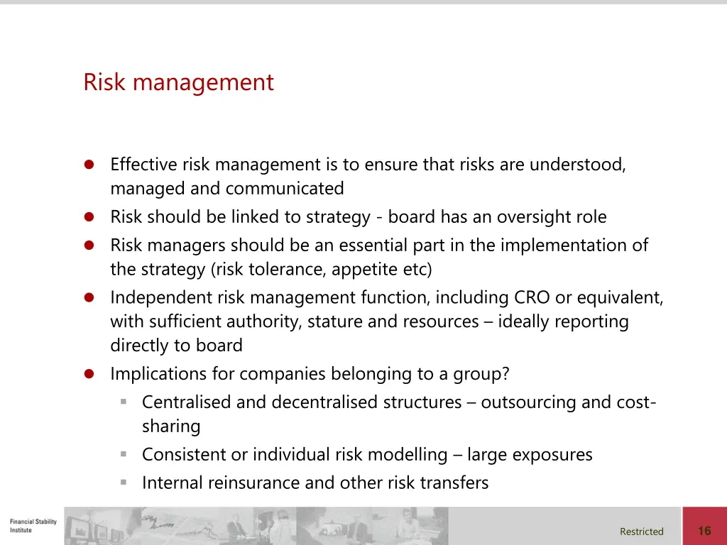 risk management