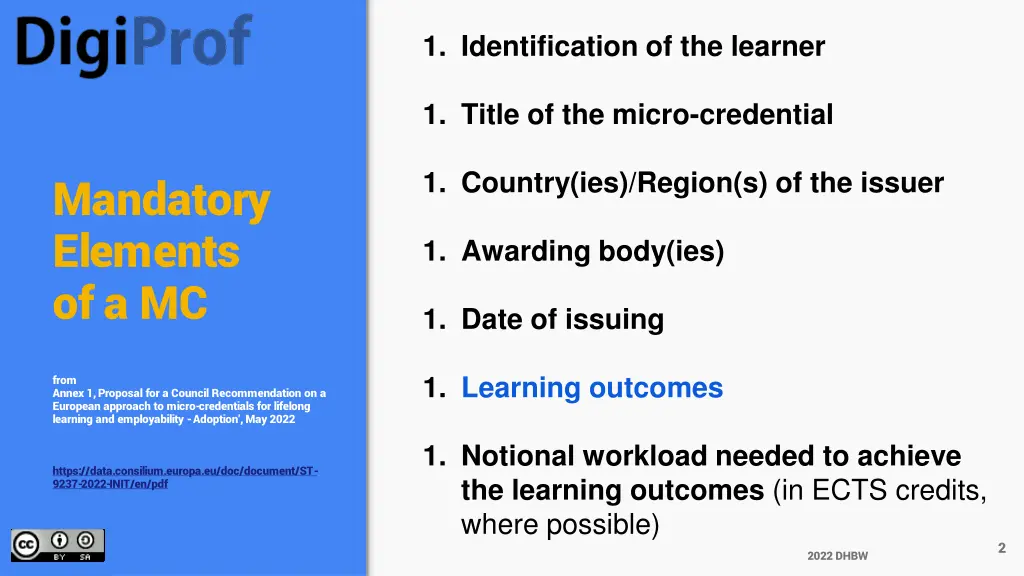 1 identification of the learner