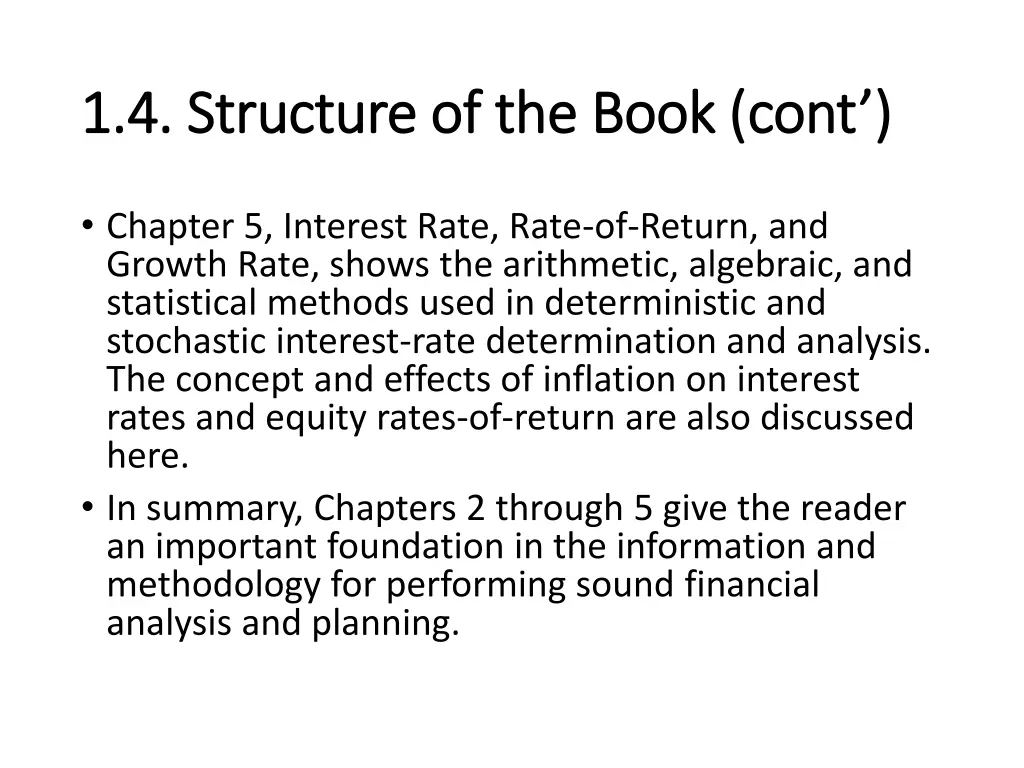 1 4 structure of the book 1 4 structure 2