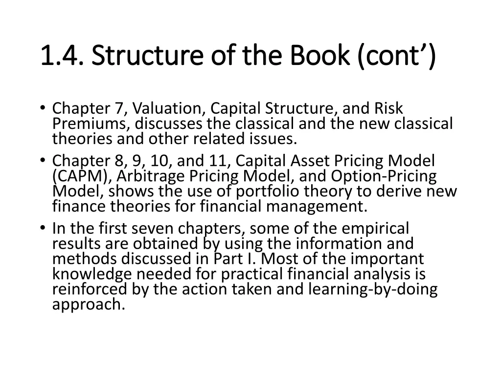 1 4 structure of the book 1 4 structure 4
