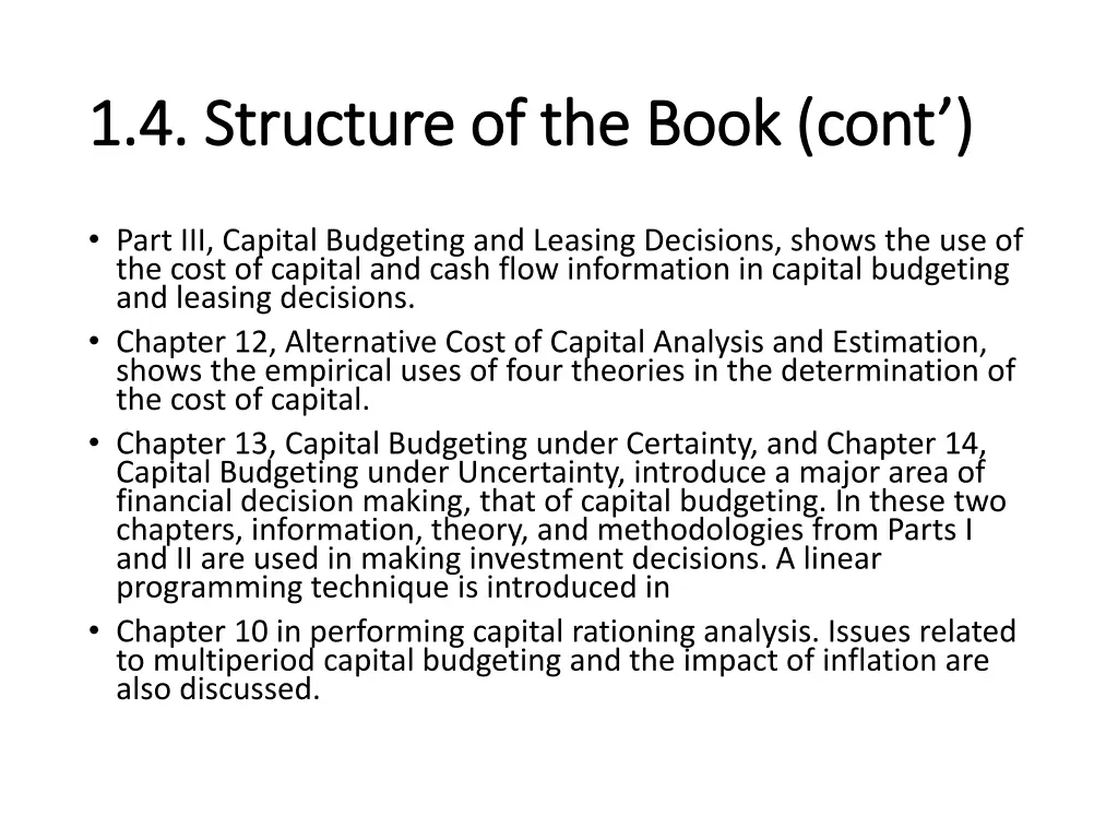 1 4 structure of the book 1 4 structure 5
