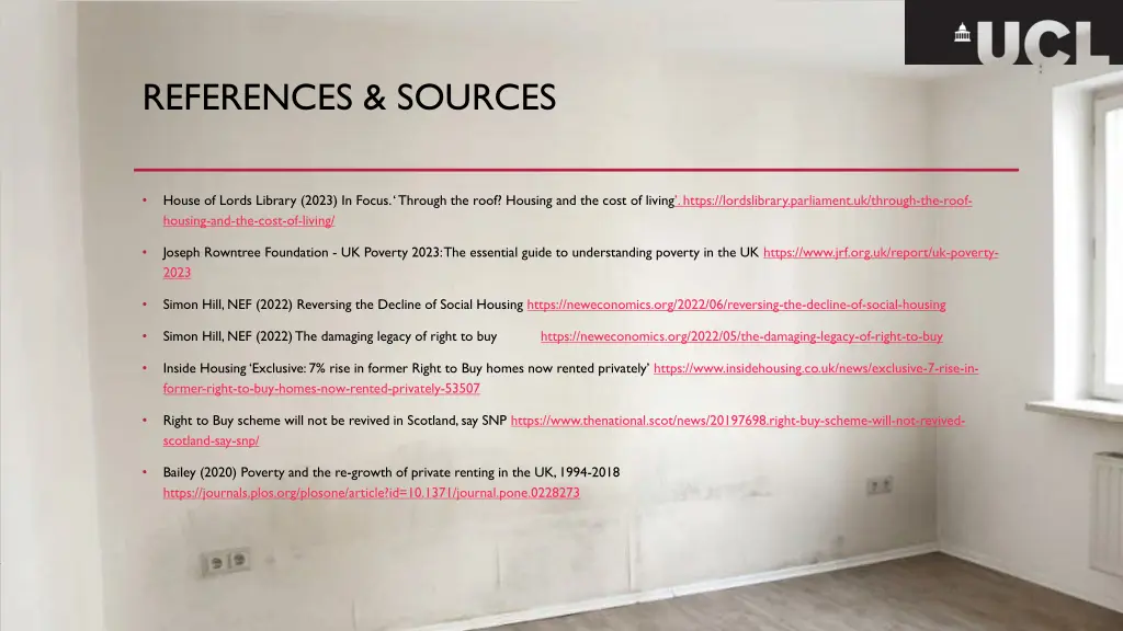 references sources