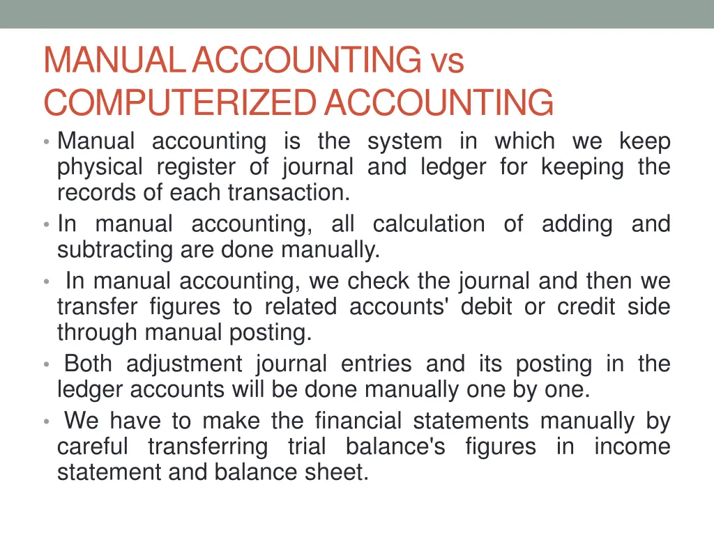 manual accounting vs computerized accounting