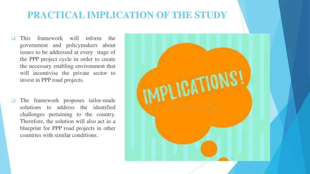 practical implication of the study