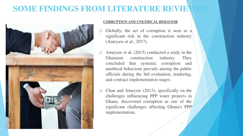 some findings from literature reviewed 1