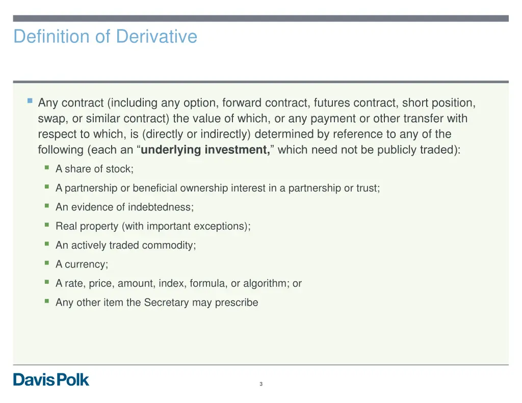 definition of derivative