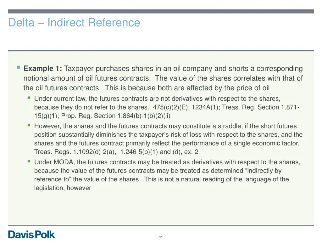 delta indirect reference