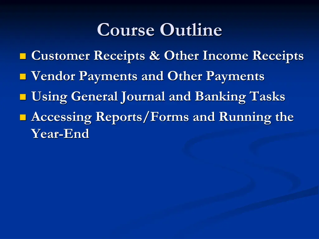 course outline 2