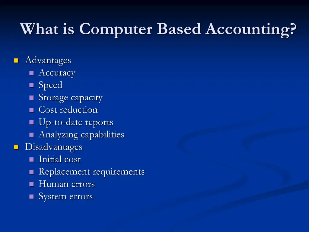 what is computer based accounting 1