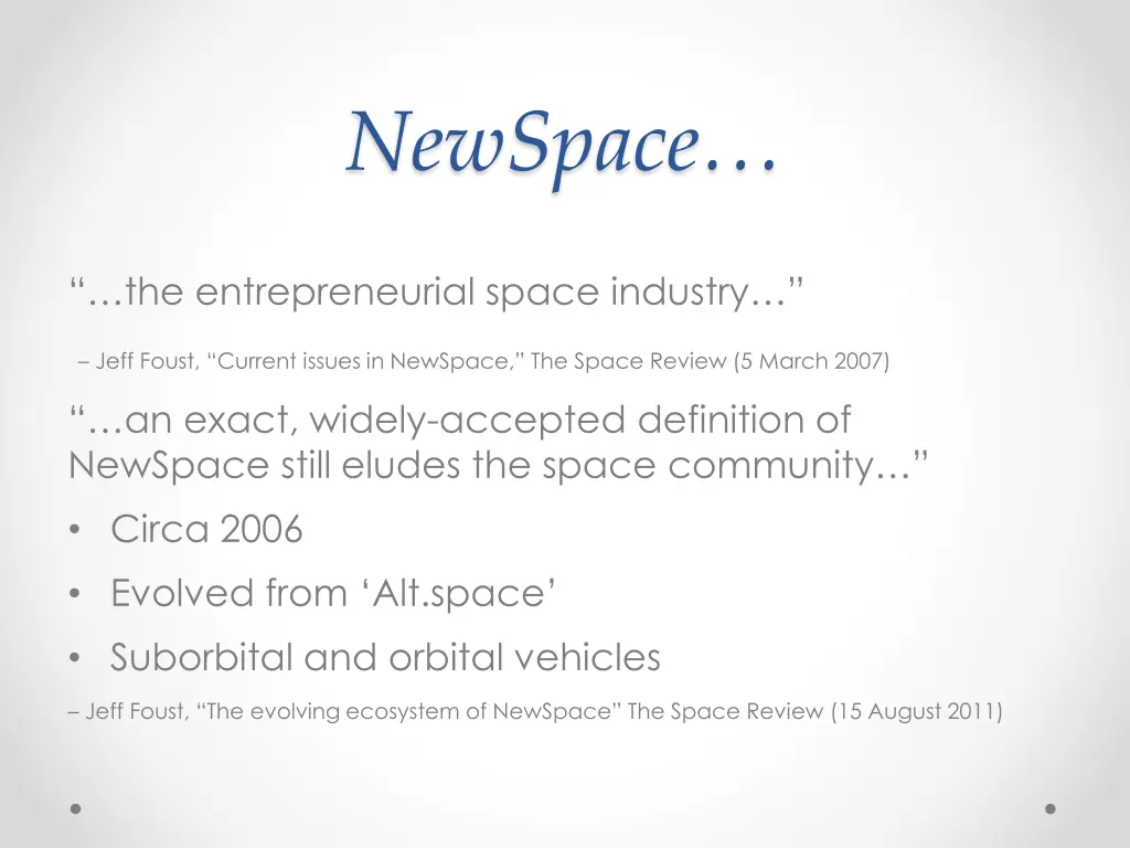 newspace