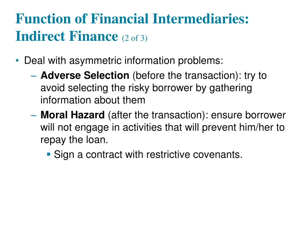 function of financial intermediaries indirect 1