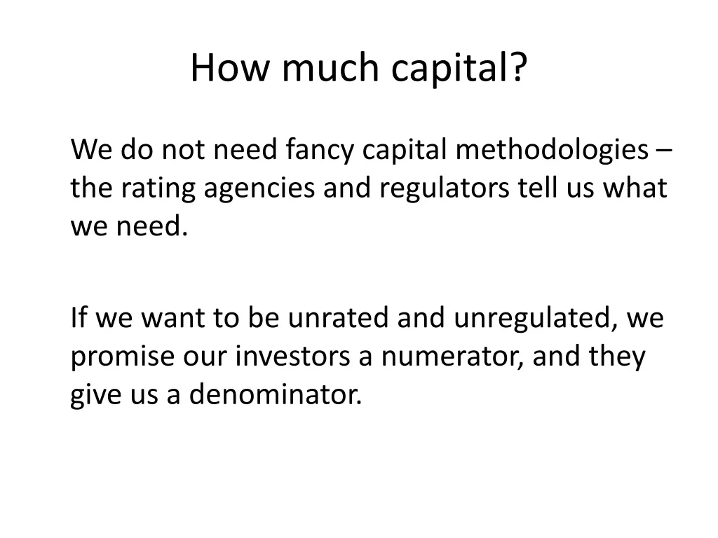 how much capital 1
