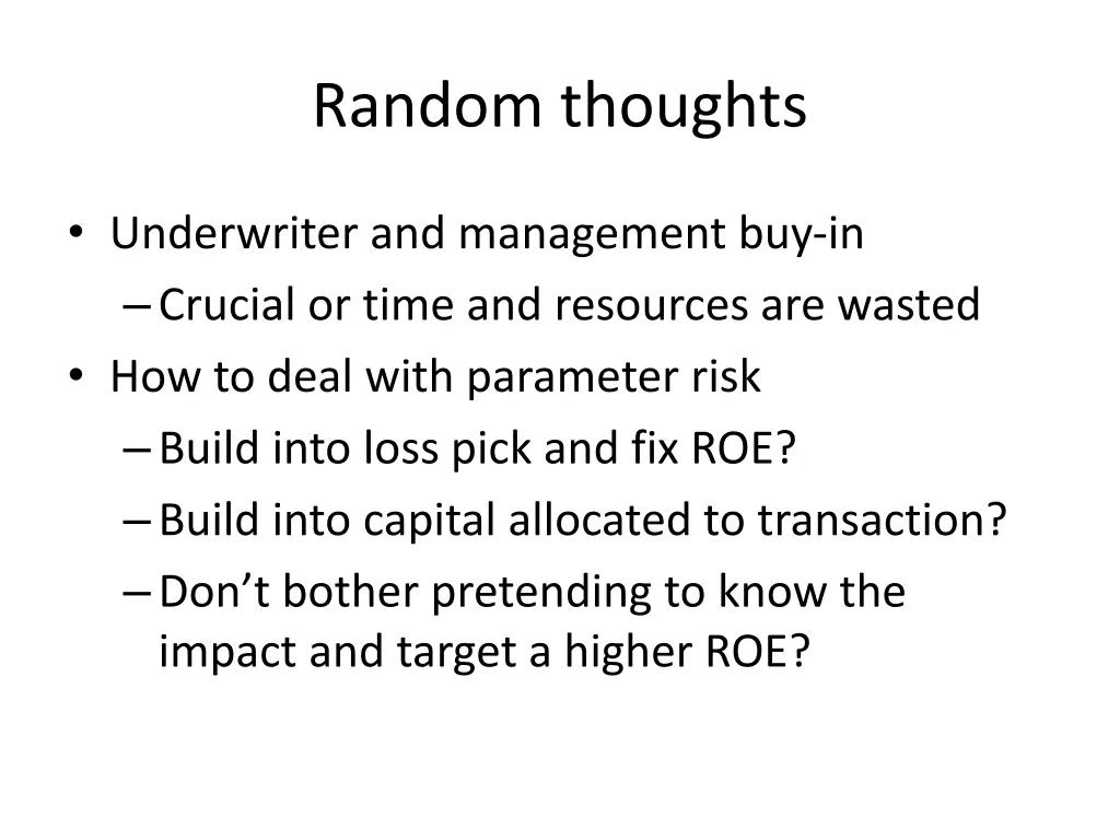 random thoughts 1