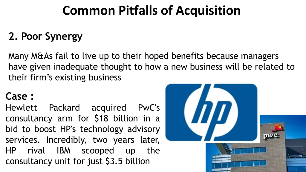 common pitfalls of acquisition 1