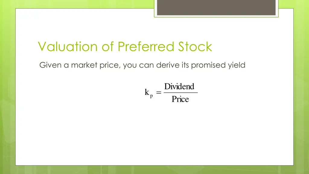 valuation of preferred stock 2