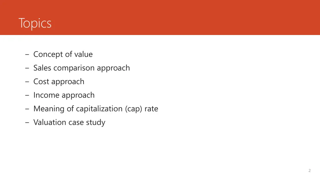 topics