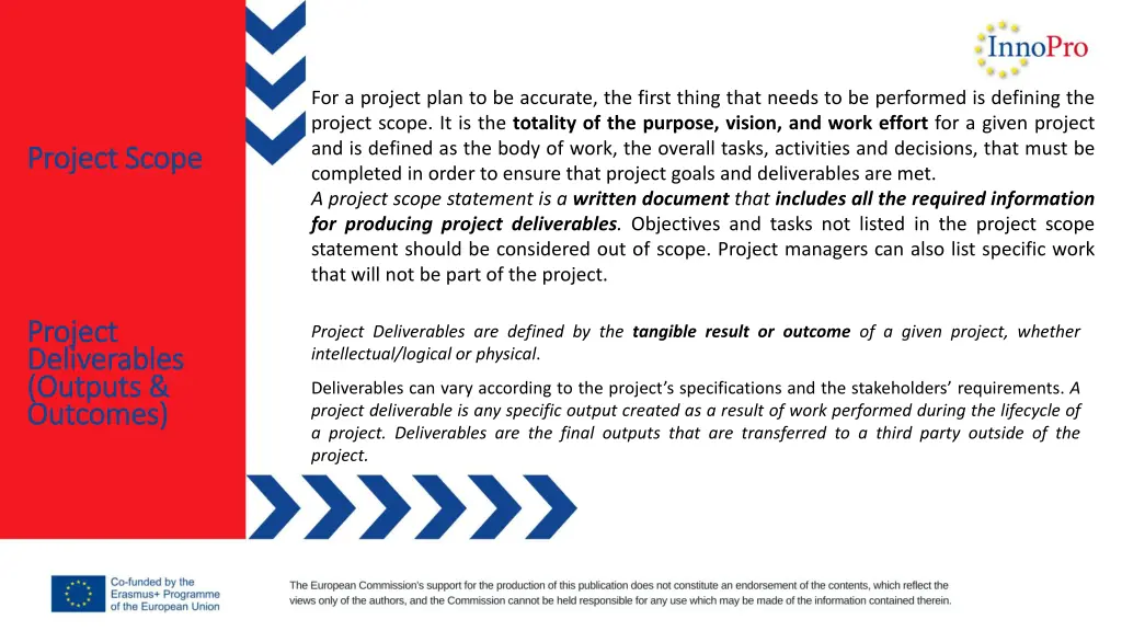 for a project plan to be accurate the first thing