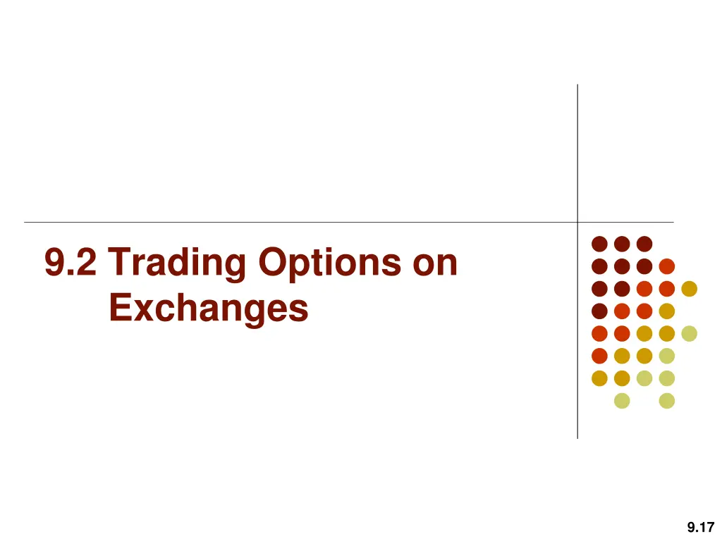 9 2 trading options on exchanges