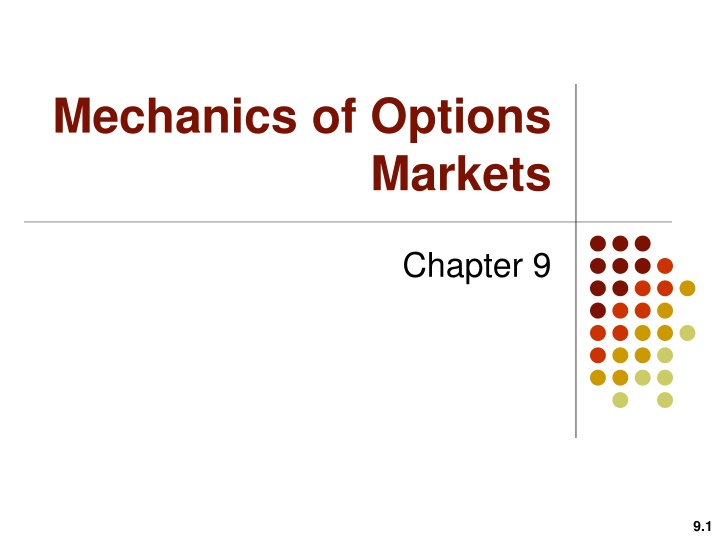 mechanics of options
