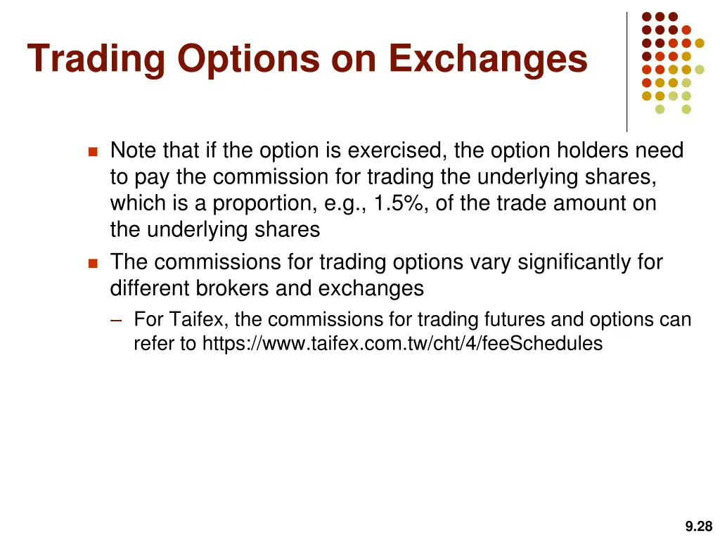 trading options on exchanges 10