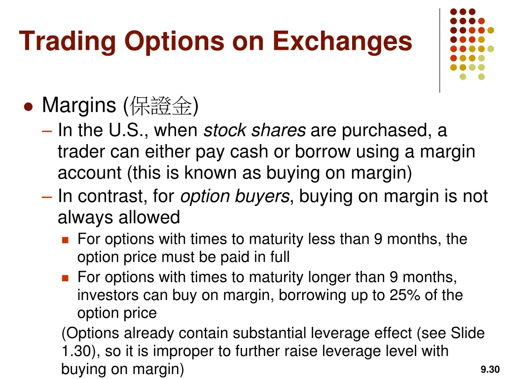 trading options on exchanges 12