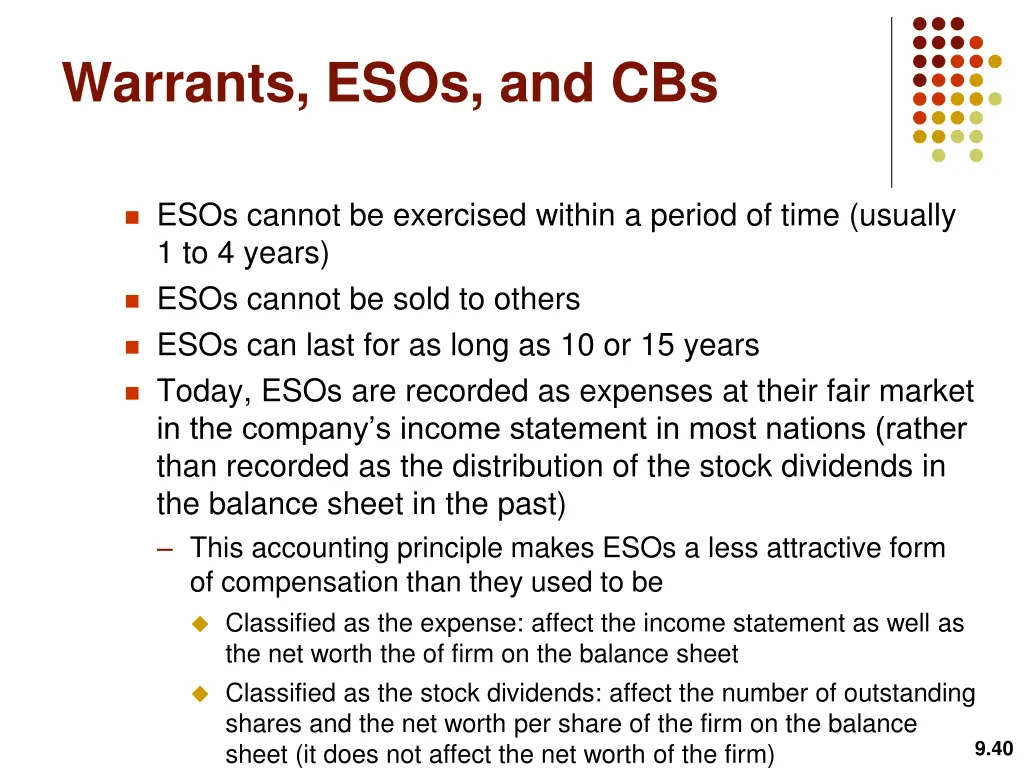warrants esos and cbs 2