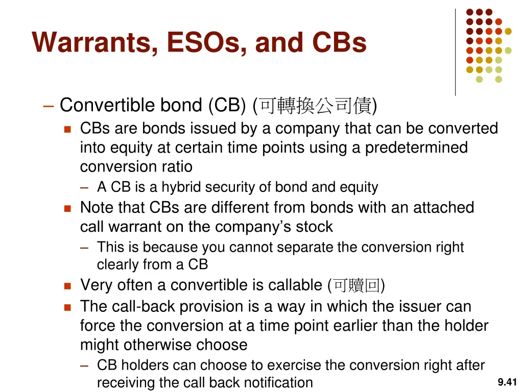 warrants esos and cbs 3