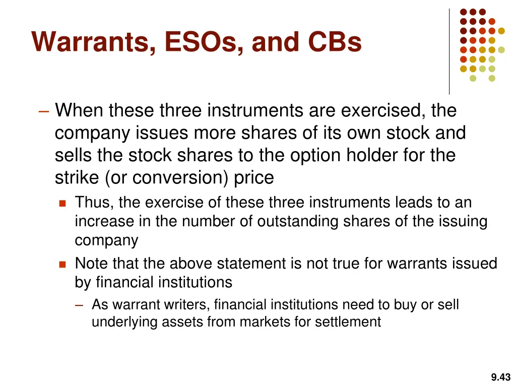warrants esos and cbs 5