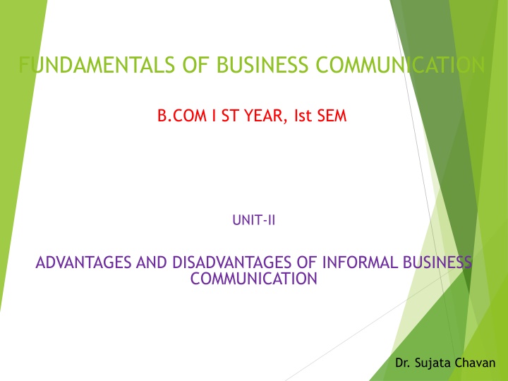 fundamentals of business communication