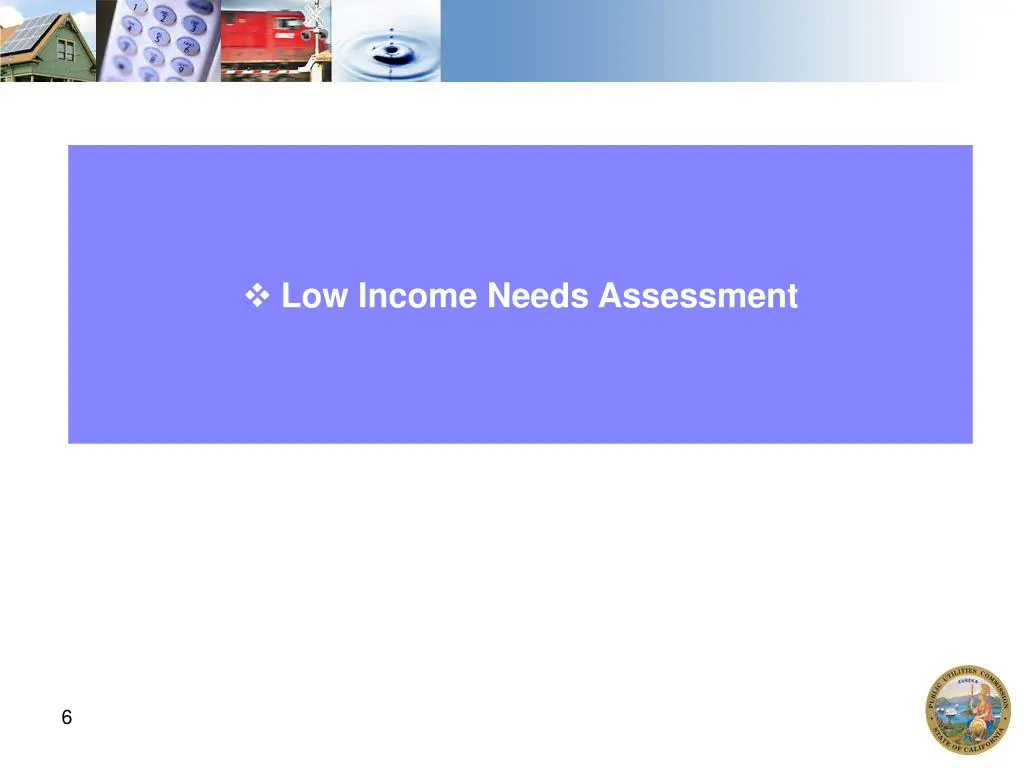 low income needs assessment