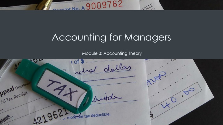 accounting for managers
