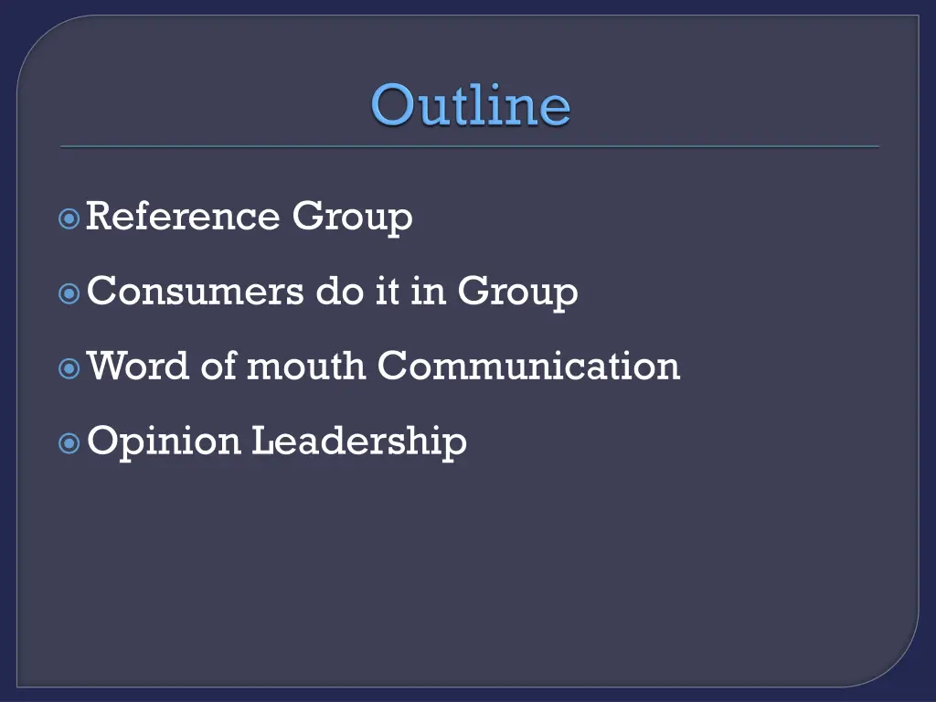 reference group